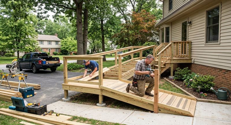 Accessible Ramp Installation in Conroe, TX